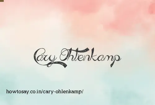 Cary Ohlenkamp