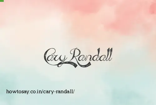 Cary Randall
