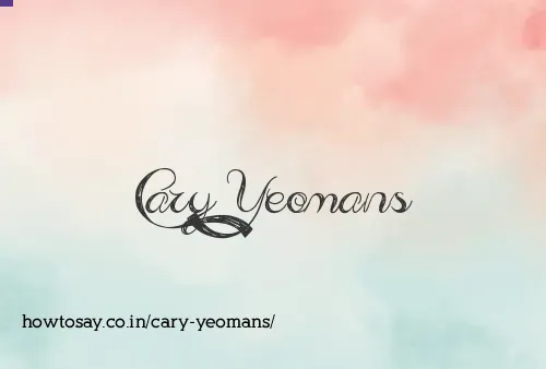 Cary Yeomans