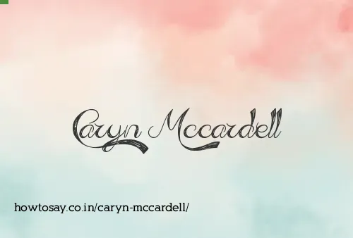 Caryn Mccardell