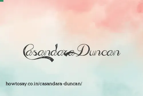 Casandara Duncan