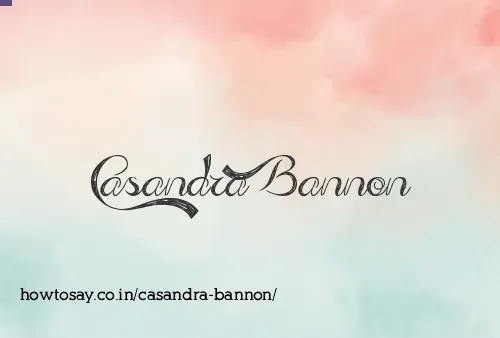 Casandra Bannon