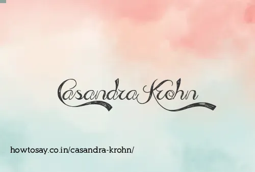 Casandra Krohn