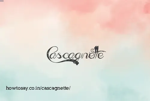 Cascagnette