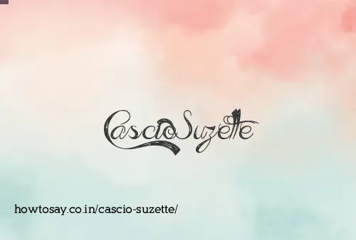 Cascio Suzette