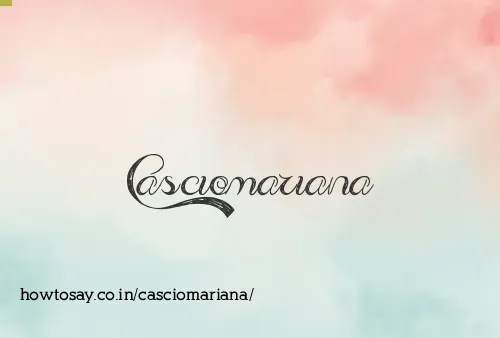 Casciomariana