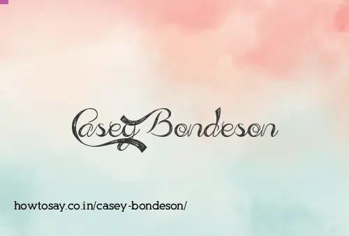 Casey Bondeson
