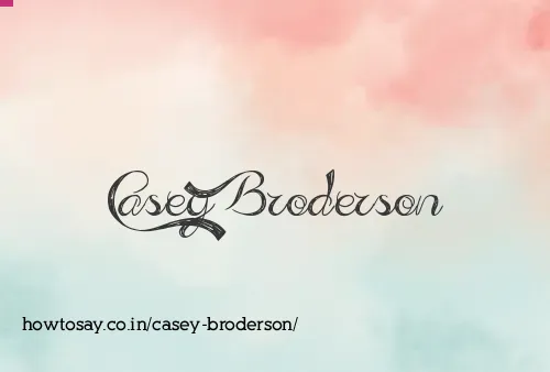 Casey Broderson