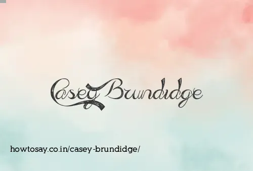 Casey Brundidge