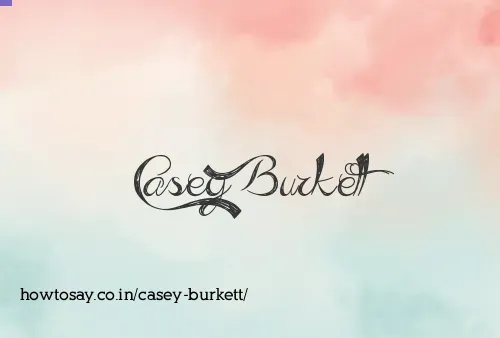 Casey Burkett