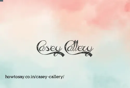 Casey Callery
