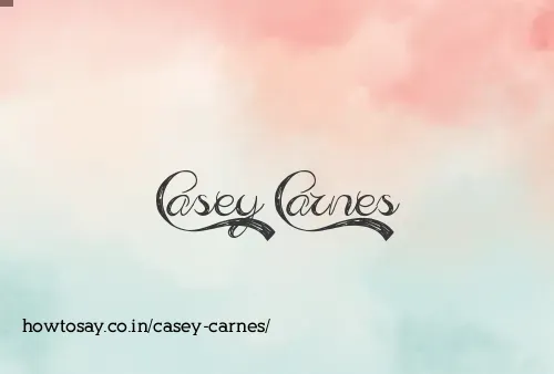 Casey Carnes
