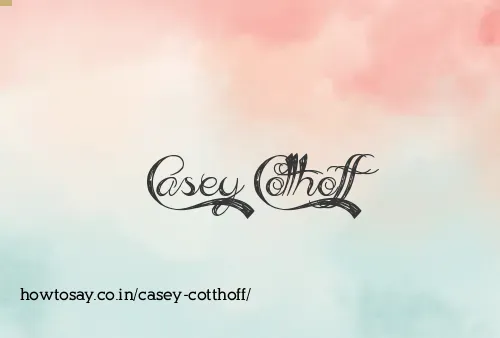 Casey Cotthoff