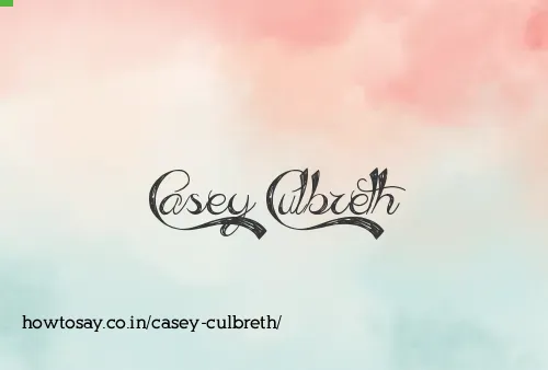 Casey Culbreth