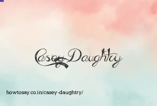 Casey Daughtry