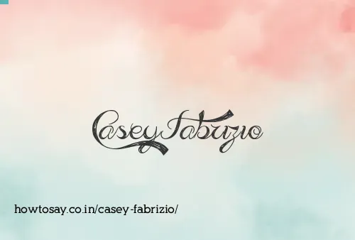 Casey Fabrizio
