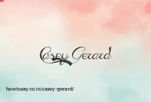 Casey Gerard