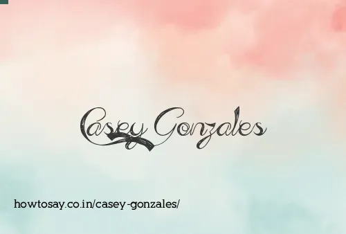 Casey Gonzales