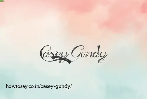 Casey Gundy