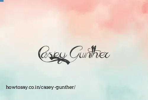 Casey Gunther