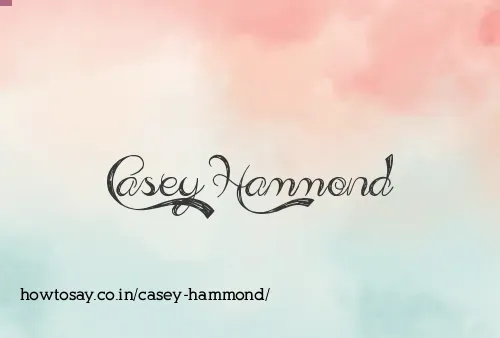 Casey Hammond