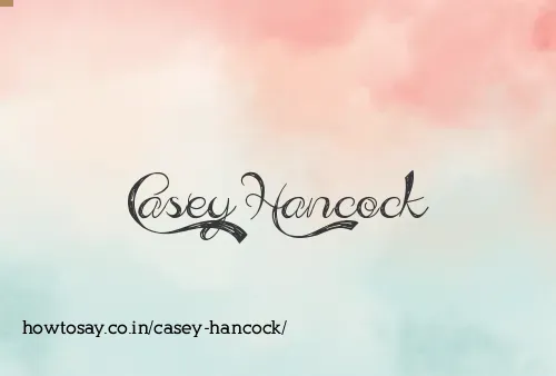 Casey Hancock