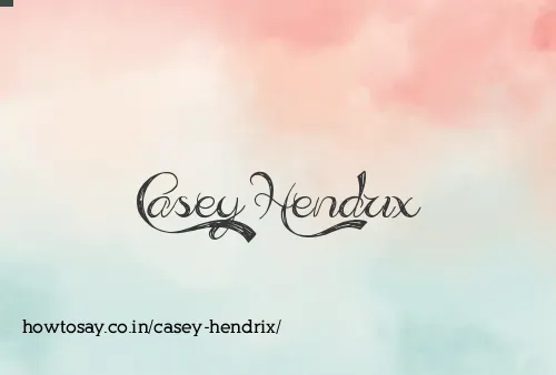 Casey Hendrix