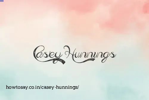 Casey Hunnings