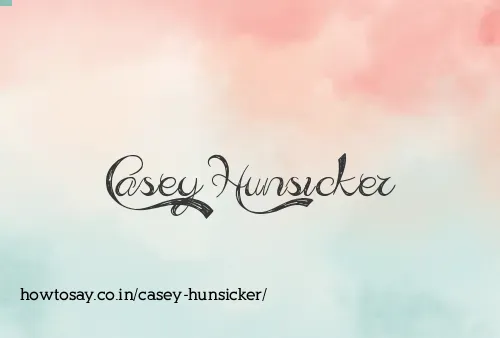 Casey Hunsicker