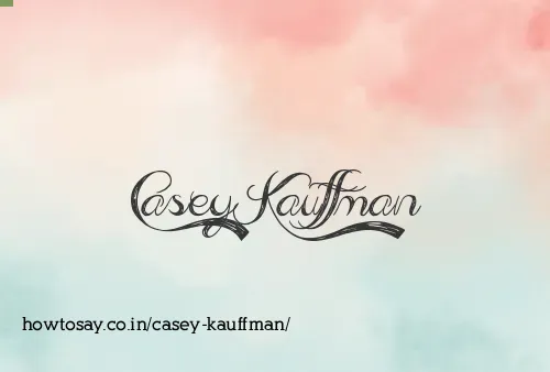 Casey Kauffman