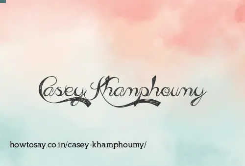 Casey Khamphoumy
