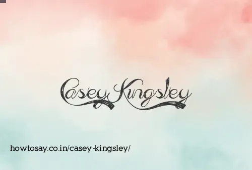 Casey Kingsley
