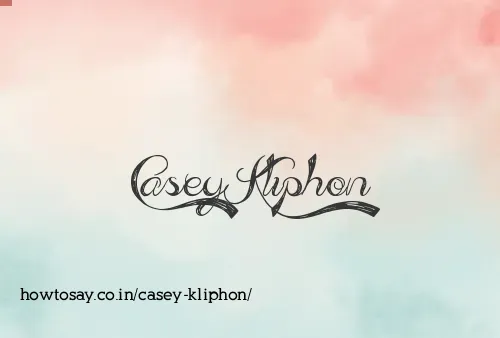 Casey Kliphon