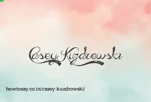 Casey Kuzdrowski