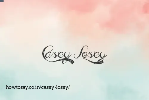 Casey Losey