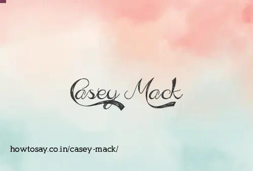 Casey Mack