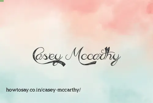 Casey Mccarthy