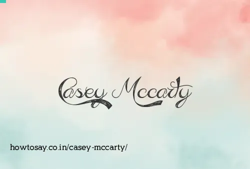 Casey Mccarty