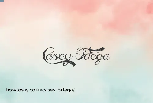 Casey Ortega
