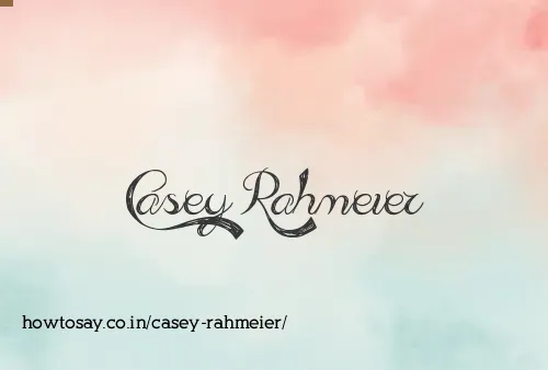 Casey Rahmeier