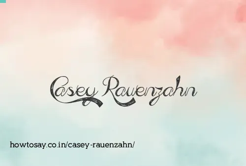 Casey Rauenzahn