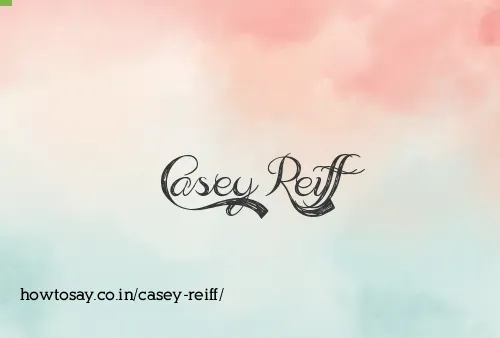 Casey Reiff
