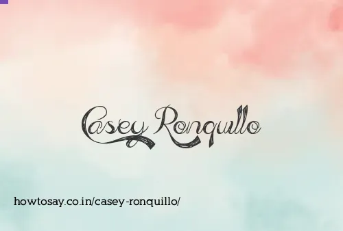 Casey Ronquillo