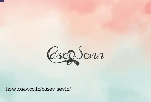 Casey Sevin