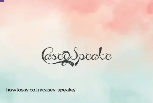 Casey Speake