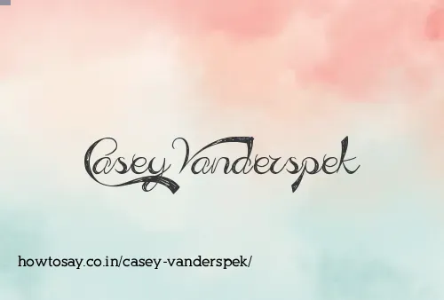Casey Vanderspek