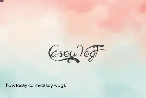 Casey Vogt