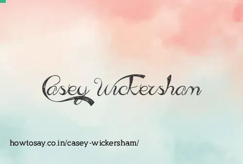Casey Wickersham