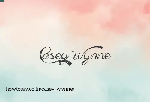 Casey Wynne