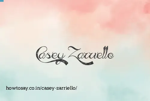 Casey Zarriello